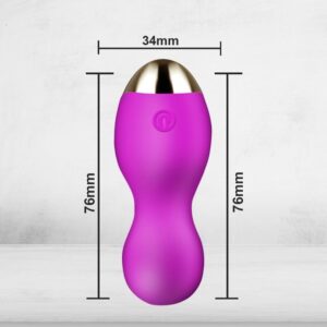 Dr.Love USB Şarjlı Uzaktan Kumandalı Su Geçirmez Ultra Lux Yumurta Vibratör - ''Retardex Genital Bölge Koku Giderici Hediyeli''