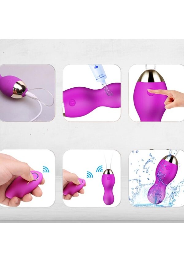 Dr.Love USB Şarjlı Uzaktan Kumandalı Su Geçirmez Ultra Lux Yumurta Vibratör - ''Retardex Genital Bölge Koku Giderici Hediyeli'' - Görsel 4