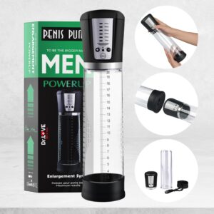 RoSH Powerup - Motorlu Tam Otomatik USB Şarjlı Penis Büyütücü Vakum Pompası     ''Retardex Genital Bölge Koku Giderici Hediyeli''