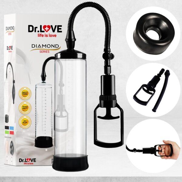 Dr.Love - Diamond 1.Sınıf Penis Büyütücü Vakum Pompa