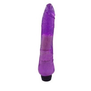 G-Spot Slikon Renkli Motorlu Vibratör (Jelly Mor)     ''Retardex Genital Bölge Koku Giderici Hediyeli''