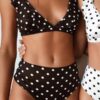 Angelsin Siyah Puantiyeli Bikini Takım