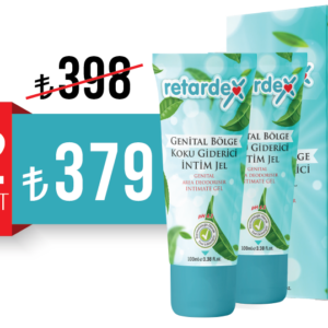 RETARDEX Genital Bölge Koku Giderici İntim Jel 2x100ml. (pH 4.2)