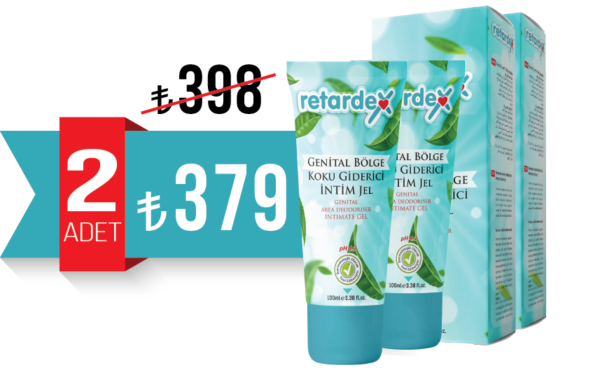 RETARDEX Genital Bölge Koku Giderici İntim Jel 2x100ml. (pH 4.2)