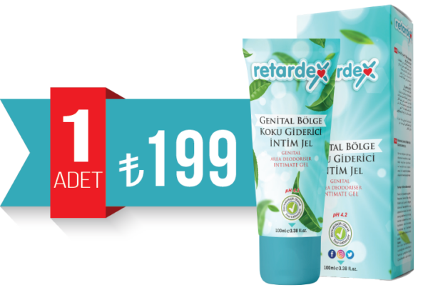 RETARDEX Genital Bölge Koku Giderici İntim Jel 100ml. (pH 4.2)