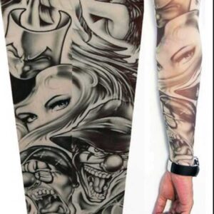 Tattoo Giyilebilir Dövme Bayan Motifli