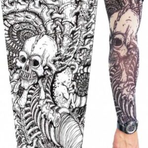 Tattoo Giyilebilir Dövme Kuru kafa Motif