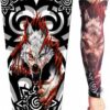 Tattoo Kurt Fügürlü Giyilebilir Dövme