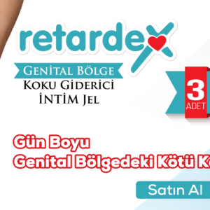 RETARDEX Genital Bölge Koku Giderici İntim Jel 100ml. (pH 4.2)