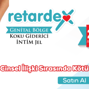 RETARDEX Genital Bölge Koku Giderici İntim Jel 100ml. (pH 4.2)