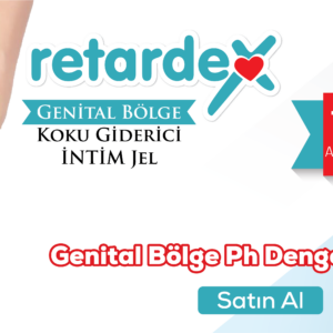 RETARDEX Genital Bölge Koku Giderici İntim Jel 100ml. (pH 4.2)