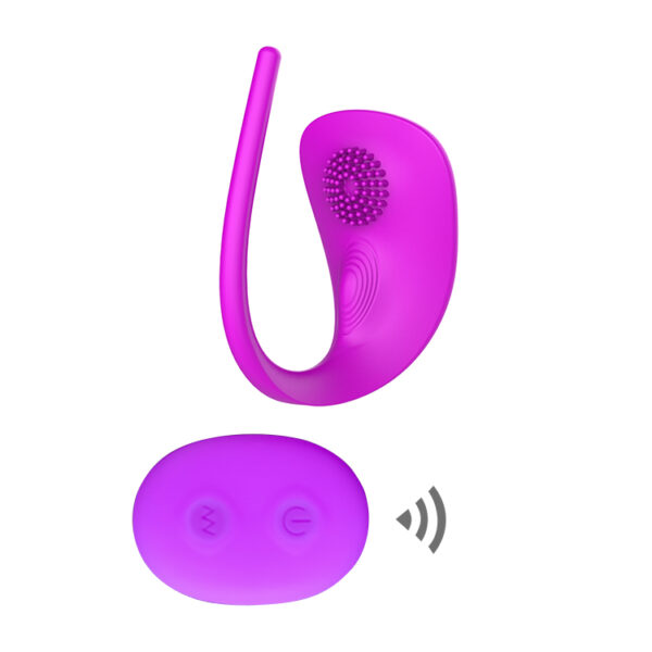 Yiwu Love 7.2 Cm. - USB Şarjlı - 7 Farklı Titreşim Modlu - Uzaktan Kumandalı - Klitoris Uyarıcı Külot İçi G-Spot Vibratör