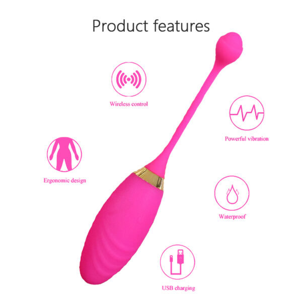 Yiwu Love 17 Cm. - USB Şarjlı - 10 Farklı Titreşim Modlu - Uzaktan Kumandalı - Klitoris Uyarıcılı - Teknolojik Vibratör - Görsel 5